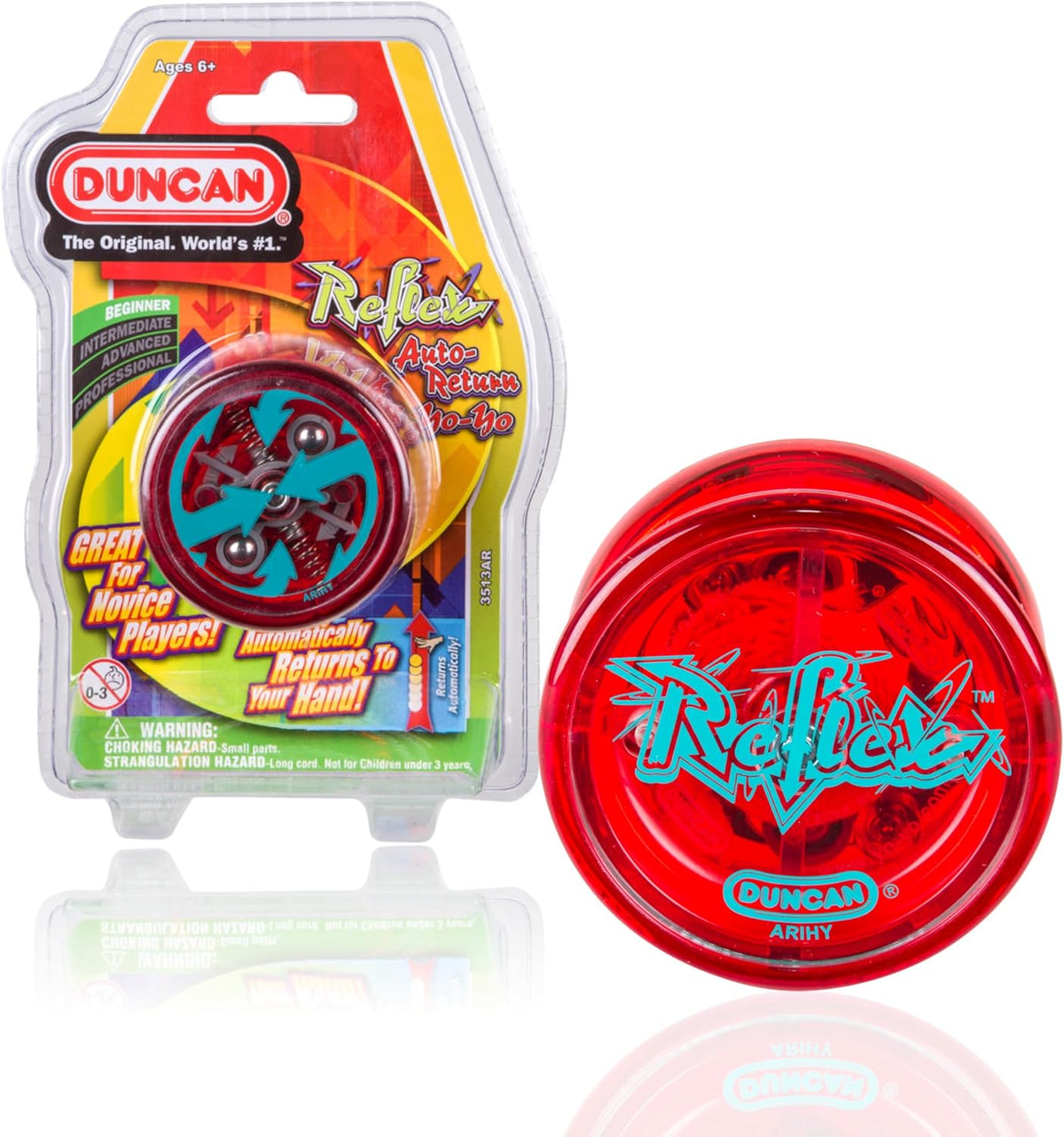 Duncan Toys Reflex Auto-Return Beginner String Trick Yo-Yo