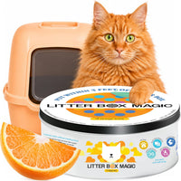 Litter Box Magic Cat Litter Deodorizer Gel, Fresh Scent - Orange / 16 Fl Oz (Pack of 1)
