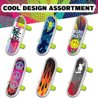 ArtCreativity 144 pack of 2 inch mini finger skateboards in assorted designs - view 4