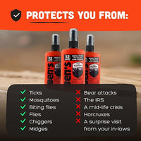 Ben's Tick Repellent - Tick, Mosquito & Insect Repellent Spray for Adults & Children - Bug Spray with 20% Picaridin - Offers 12 Hours of Protection - 3.4 fl oz (Pack of 3