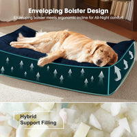 FURTIME XL Orthopedic Dog Bed Large Sized Dog - Blue / 42"L x 30"W x 9.5"Th - image 3