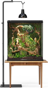 Reptile Heat Lamp Stand, Adjustable 18"-32"H Light Holder - 62" Height - image 4