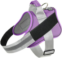 Bolux Dog Harness, No-Pull Reflective Dog Vest, Breathable Adjustable Pet Harness with Handle for Outdoor Walking - No More Pulling, Tugging or Choking (Lavender, Small (Pack of 1))