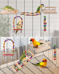 DBNESS 5in1 Bird Parakeet Toys - 5 in 1 - image 4