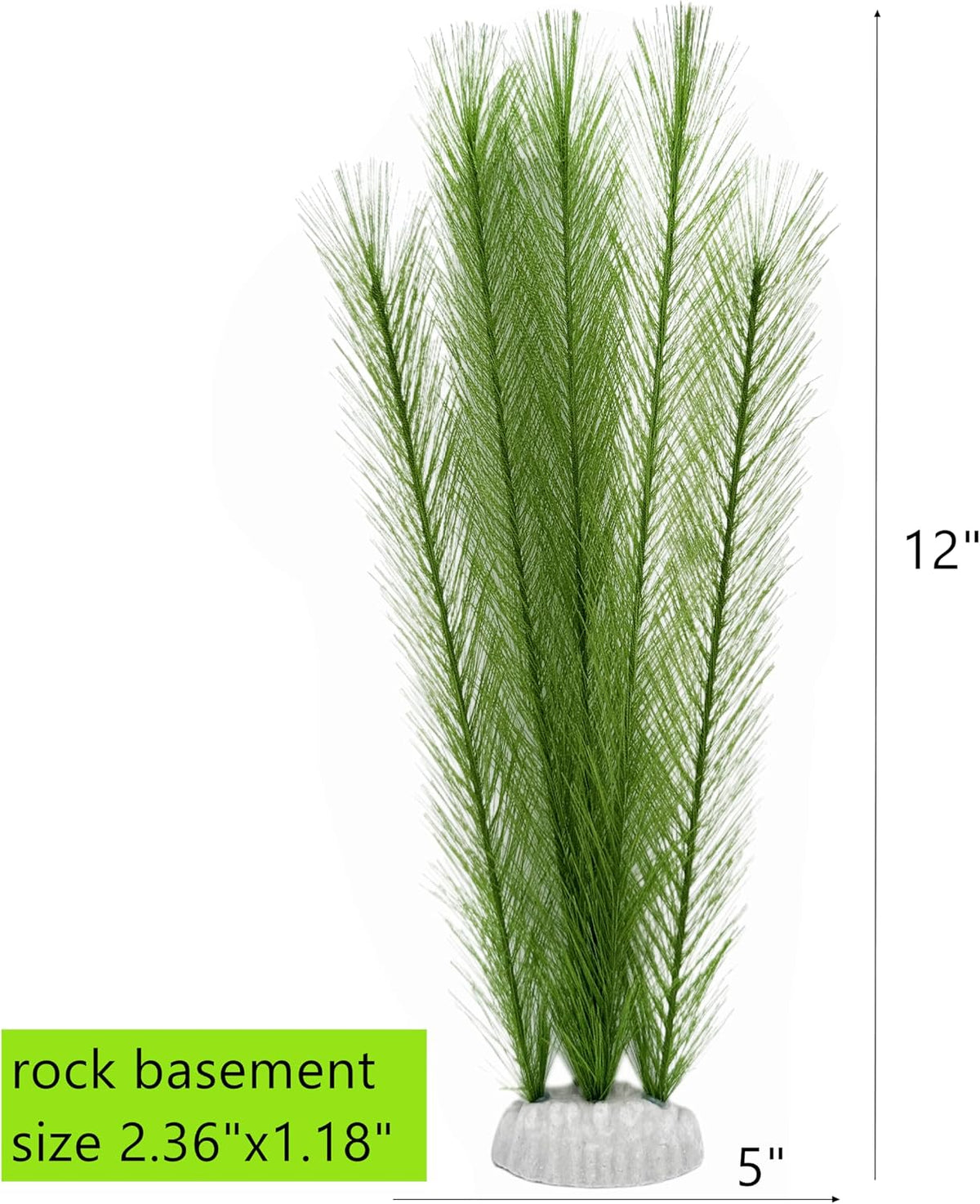 M2cbridge Plastic Fish Tank Plants Soft Silk Water Grass Reptile - 4pcs,12" - image 4