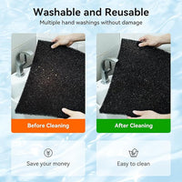 Aquarium Filter Sponge Pad, Filter Media Foam Sponges, Filter Accessories for Fish Tanks and Ponds (18.5"x18.5"x1.6", 35PPI, 2 Pack)