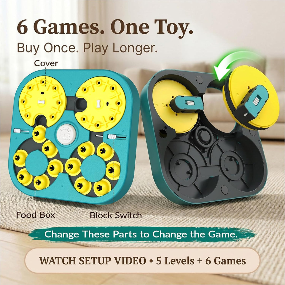 KADTC XL 5-Levels Dog Puzzle Toy - image 3