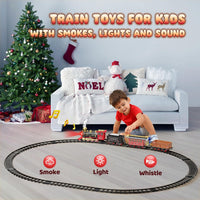 Hot Bee Train Set, Remote Control Train Toys with Smoke - Large - image 3