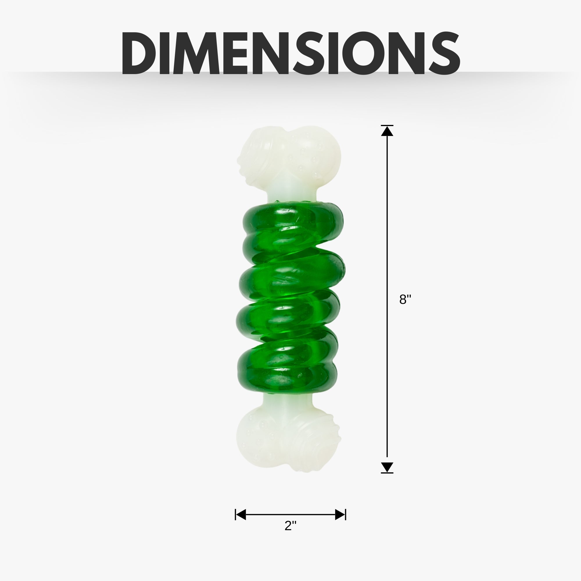 Country Living Bone-a-Treat Dog Chew Toy – Orange Bulged Balls & Green Spiral Ring - BIG FRENCHIES