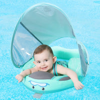 Mambobaby Float with Canopy, UPF 50+ Baby Swim Float – Fun for Kids & Family - Special Pink - image 4