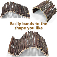Extra Large Tortoise Hide Reptile Hideout Wood Turtle Tunnel – Essentials for Reptiles And Amphibians - L-15.8 x 7.9-3 PACK - image 3