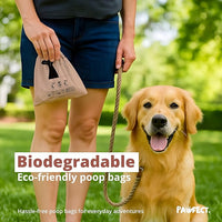 Pawfect Dog Poop Bags Rolls - Biodegradable Doggie Bags, Compostable Dog Waste Bags, BPI Certified Pet Waste Bags, Unscented, Large, Puppy Poo, Earth Friendly, Bolsas de Basura (480 counts)