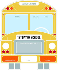 Canopy Street first and last day of school dry erase sign set in notebook design, 10 x 12 inches - view 3