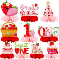 10 Pcs Retirement Party Decorations - Berry First Birthday Style