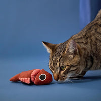 Premium Plush Cat Toy, Whale Cat Toy, Eco Friendly, Catnip - Frankie the Fish Puzzle - image 3