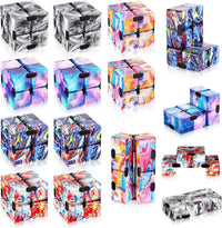 Zhanmai 20 Pieces Galaxy Infinity Cube Fidget Sensory Toy - 10 / Modern Style