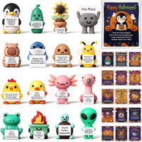Gejoy 48 mini rubber positive figures with cards, potato, pickle, duck and flamingo - view 9