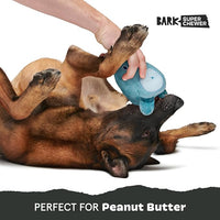 Barkbox Grey Bear Hugger Super Chewer 2-in-1 Plush Exterior Hard Core Plush Toy, Large Breeds