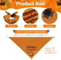 Fall Dog Bandanas Large 3PCS - 26-O G Wr / Large - image 3