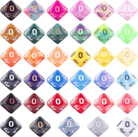 AUSTOR 35 Pieces 20 Sided Dice Polyhedral Dice Set Mixed Color Game - 10 Sideds - image 2