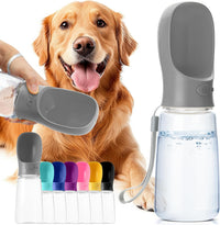 Mr. Pen, Portable Dog Water Bottle - Gray