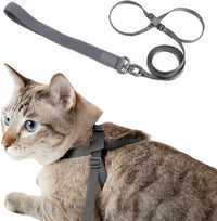 Cat Harness and Leash 2-in-1 - Space Gray