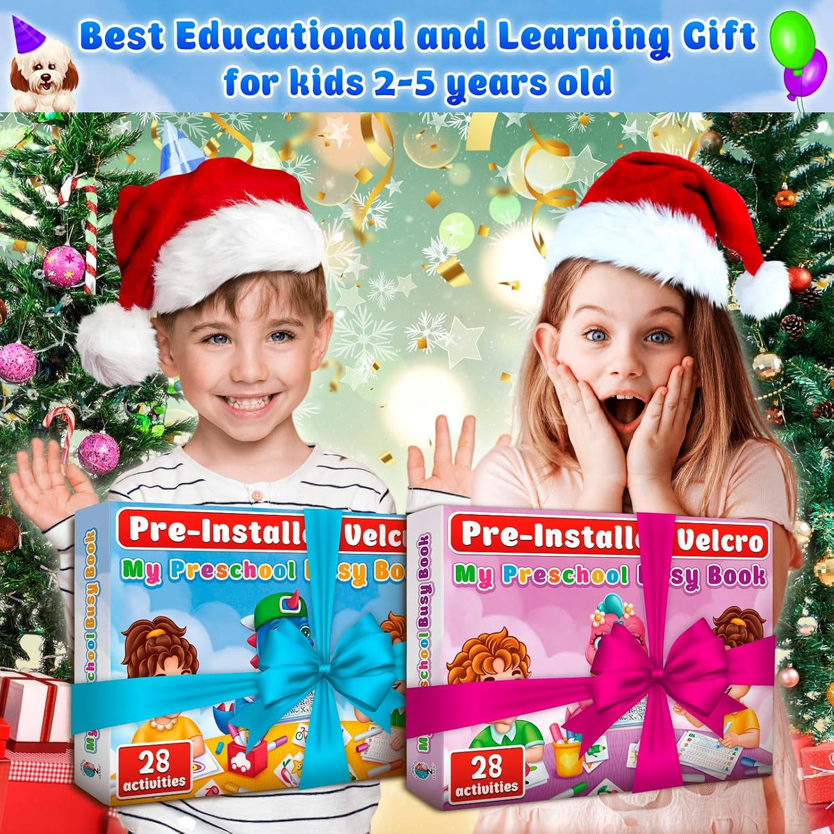 Curious 2 Learn Busy Book for Toddlers 3-5 - Blue - image 4