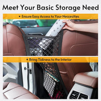 rabbitgoo Dog Car Net Barrier for SUVs, Car Divider - 11.7" x 11.7" - image 2