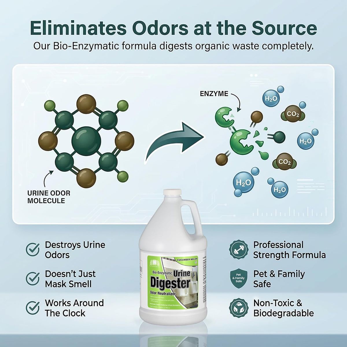 Nilodor BEON Urine Enzymatic Cleaner with Odor Neutralizer for Pet Dog - Fresh / 128 Fl Oz (Pack of 1) - image 4