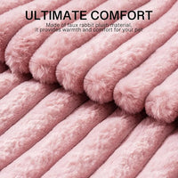 MEWOOFUN Cat Beds for Indoor Cats, Washable Dog Bed for Small Dogs, Round Pet Bed for Puppies and Kittens (Pink, 20"x20"x8")