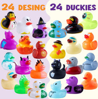 JOYIN 24 Halloween rubber ducks in assorted Halloween character designs - view 4
