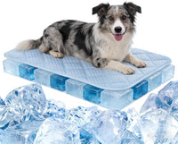 Cooling Mat for Dogs, 35"x23" Thick & Double-Sided Dog Cooling Mat, Self-Cooling Dog Bed - XXL - 51 x 38 Inch