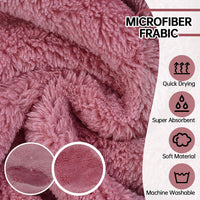 Dog Bathrobe, Fast Drying Coat - Extra Large / Pink - image 2