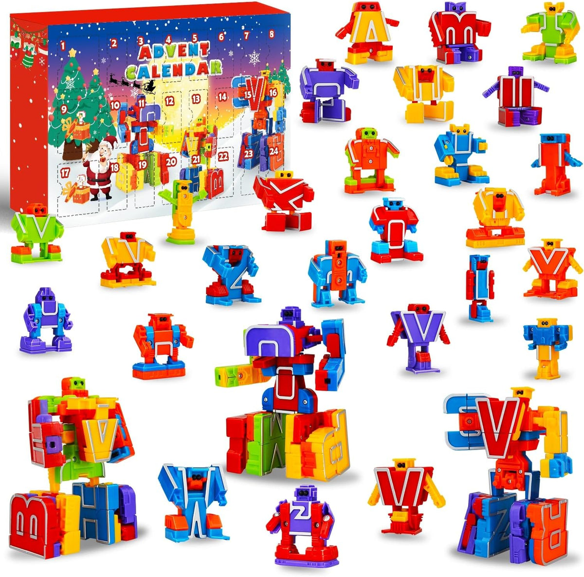 Alphabet Robots Advent Calendar 2026 for Boys - Advent Calendar Edition