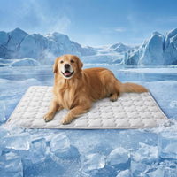 Bedsure ArcticMax Cooling Mat for Large Dogs - Pearl Grey / 48"L x 30"W