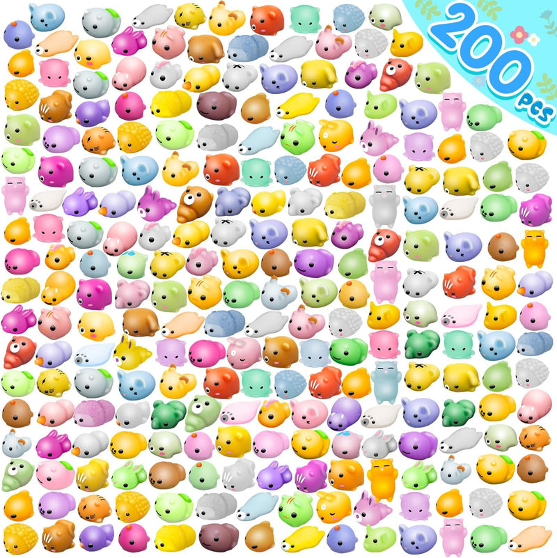 Dioju 200 Pcs Mochi Squishy Toy