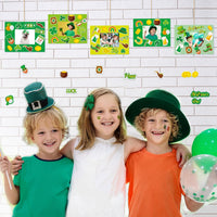 30 Packs Halloween Arts and Crafts for Kids Picture Frame Craft Kits - St. Patrick Day - image 4