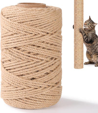 Natural Sisal Rope for Cat Scratcher - 1/6in x 230ft