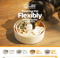 Slow Feeder Dog Bowl for Large Dogs with Non-Slip Base - M / Orange - image 3