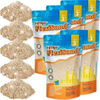 NiToy FlexiSand 11lbs Toy Sand 5 Colors Self-Sticking Non-Toxic - Original Color