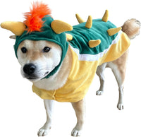 ComfyCamper Hat and Suspenders Dog Costume - Large / Orange