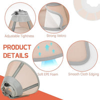 Cat Cone Collar Soft, Cat Recovery Collar for Large Medium Small Cats Kittens, Pet Cone Alternative After Surgery