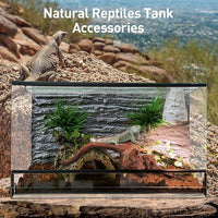 WDEFUN Natural Driftwood for Aquarium Decor, 2-Piece 10''-14'' Large Driftwood for Decorations on Fish Tank, Reptiles Bearded Dragon Accessories or Air Plants