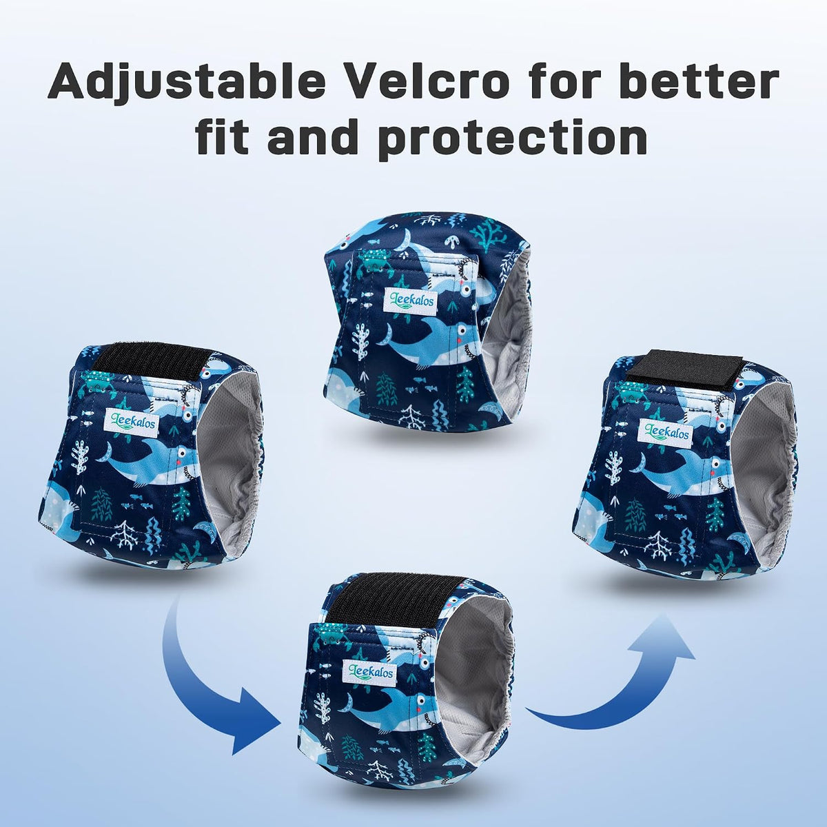 Leekalos Male Dog Diapers - X-Large / Marine - image 2
