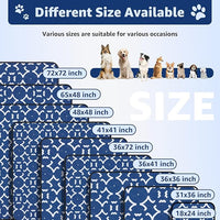 LOOBANI Reusable Pee Pads for Dogs: 2 Pack 36"x 41" Super Absorbent Washable Puppy Pads Non-Slip Whelping Pad Dog Playpen Mat, Waterproof & Leakproof Dog Training Pads for Floor, Crate, Potty