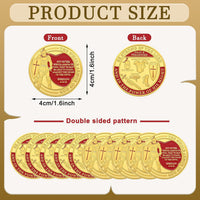 Nosiny 10 piece armor of God prayer coins in classic style alloy metal - view 11
