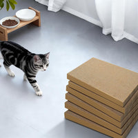 Cat Scratcher, 5 Packs in 1 Cardboard Box Cat Scratching Pad, Large – Essentials for Cats - 6 Packs Refill - image 4