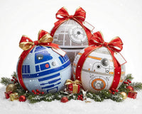 NINOSTAR galactic inflatable beach balls, set of 3 large balls with space designs - view 4