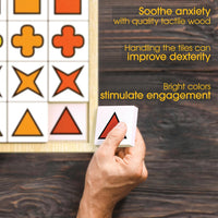 Keeping Busy Tile Matching Dementia Activities for Seniors - Matching Shapes Large - image 4