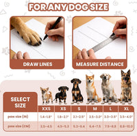 Anti Slip Dog Socks, Dog Socks to Prevent Paw Licking - Brown / XL - image 4
